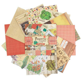 Набір паперу "Рецепти Щастя", 12 аркушів, 29,5 * 29,5 см від АртУзор