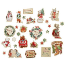 Чипборд вырубной  "Снежные истории" от АртУзор