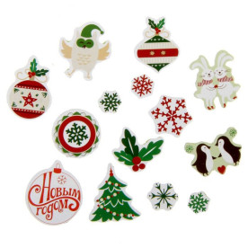 Чіпборд вирубний для скрапбукінгу "Ялинкові іграшки" від АртУзор