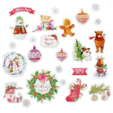 Чипборд вырубной для скрапбукинга "Сказки о зиме", 29,5*29,5 см от АртУзор