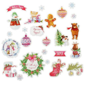 Чіпборд вирубний для скрапбукінгу "Казки про зиму", 29,5 * 29,5 см від АртУзор