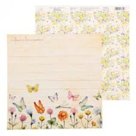 Двосторонній папір "Час для щастя", 29,9 * 29,5 см від АртУзор