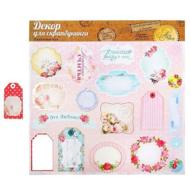 Набор тегов для скрапбукинга "Шебби", 29,5*29,5 см от АртУзор