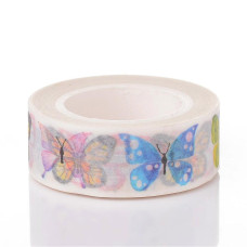 Паперовий скотч Butterfly, 15 мм, 10 м