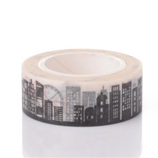 Паперовий скотч Buildings, 15 мм, 10 м