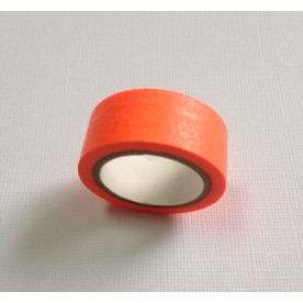 Бумажный скотч ярко-оранжевого цвета, длина 10 м, ширина 15 мм