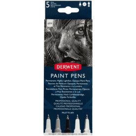 Набор цветных ручек Paint Pen Palette №4, 5шт, Derwent