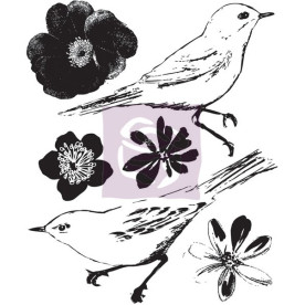 Набор акриловых штампов Meadow Lark, 6 шт., Prima