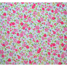 Тканина на клейовий основі Квіти яскраво-рожеві, 297х210 см