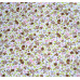 Ткань на клеевой основе Цветы коричневые с розовым, 297х210 см