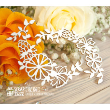 Чіпборд Квіткове обрамлення, 97 * 62 мм від Scrapbox