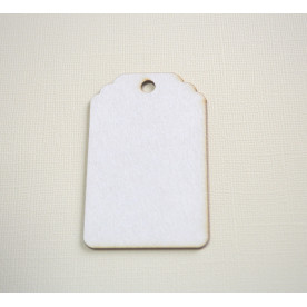 Основа тег (1 шт), розмір 45 * 70 мм, отвір 50 мм від Scrapbox