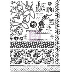 Набір гумових штампів Imagenne Stamp Set - Alla Prima 18 шт., Prima