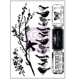 Набір гумових штампів Songbird 4 шт., Prima