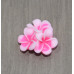 Кабошон Квітка, колір ніжно-рожевого, розмір 21 мм, 1 шт