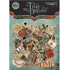 Набор высечек для скрапбукинга, Time to Dream, 39шт, Scrapmir