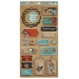 Чипборд для скрапбукинга 18 шт Time to Dream от Scrapmir