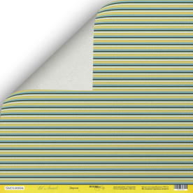 Лист двусторонней бумаги Дорога 1 лист, 30*30 см Scrapmir