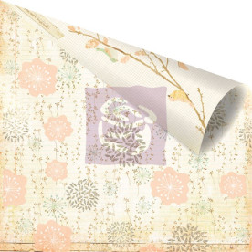 Двусторонняя бумага для скрапбукинга Zephyr - Songbird от Prima