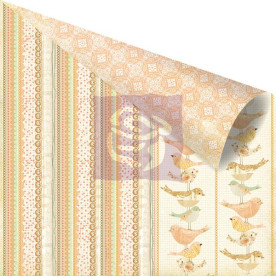 Двосторонній папір для скрапбукінгу Lineage - Songbird від Prima