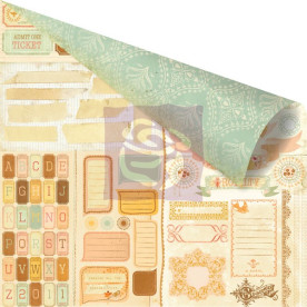 Двусторонняя бумага для скрапбукинга Title-it - Songbird от Prima