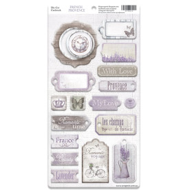 Чипборд для скрапбукинга French Provence 18 шт от Scrapmir