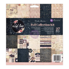 Набор бумаги и стикеров 20*20 см, "Wild & Free", 24 листа+ 3 л наклейки от Prima