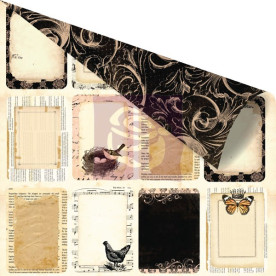 Двусторонняя бумага для скрапбукинга Agenda - Almanac от Prima