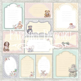 Набор картинок для декорирования "Baby shabby" №2, 30*30 см от Фабрика Декора