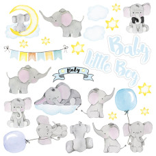 Набір картинок для вирізання "My little baby boy" 30 * 30 см від Фабрики Декору
