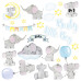 Набір картинок для вирізання "My little baby boy" 30 * 30 см від Фабрики Декору