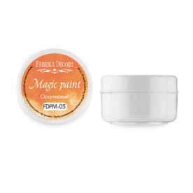 Суха фарба Magic paint колір Помаранчевий, 15 мл від Фабрика Декору