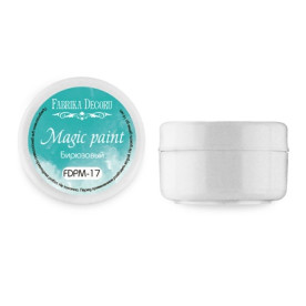 Сухая краска Magic paint цвет Бирюзовый , 15 мл от Фабрика Декора