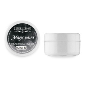 Суха фарба Magic paint колір нейтральний чорний, 15 мл від Фабрика Декору
