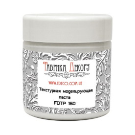 Моделююча біла текстурная паста 150 мл від Фабрика Декору