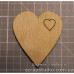Деревянная фигурка Сердце 53*47 мм от ScrapStudio