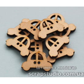 Пуговка Машинка 31 * 21 мм від ScrapStudio