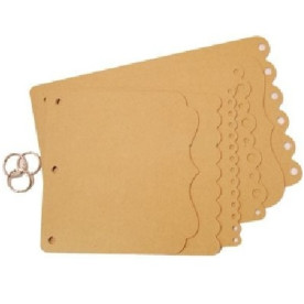 Заготівля для скрапальбома "Ажур з кружечками" 20х32 см від Dalprint