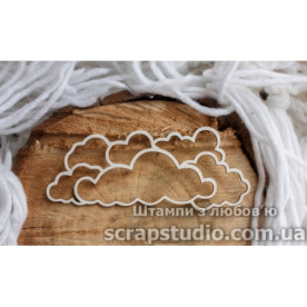 Чипборд Облака 100*45 мм от ScrapStudio