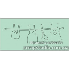 Чипборд  "Подвеска Детская Девочка" 125*58 мм от ScrapStudio