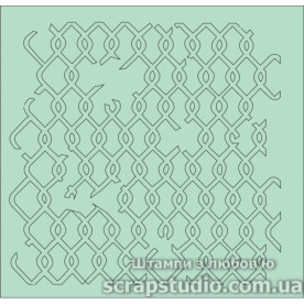 Чіпборд фоновий Забір 114 * 110 мм від ScrapStudio