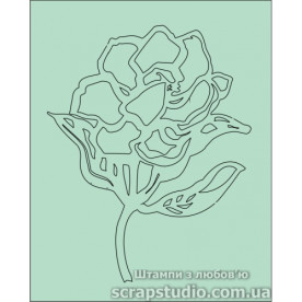 Чіпборд Квітка 67 * 83 мм від ScrapStudio