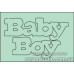 Чіпборд напис Baby Boy 53 * 30 мм від ScrapStudio
