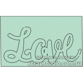 Чіпборд Love 49 * 30 мм від ScrapStudio