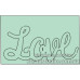 Чіпборд Love 49 * 30 мм від ScrapStudio
