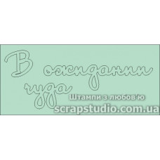 Чіпборд "В Очікуванні Дива" 105 * 42 мм від ScrapStudio