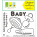 Набір акрилових штампів Baby, розмір 7 * 6,2 см, ScrapStudio