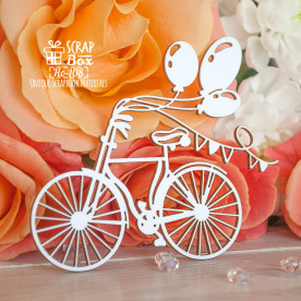 Чіпборд Велосипед з повітряними кульками, 91 * 77 мм від ScrapBox