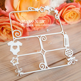 Чіпборд Метрика Малишкова, 108 * 113 мм від ScrapBox