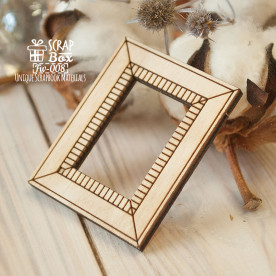 Заготовка фигурка для покраски рамочка 40*50 мм от ScrapBox